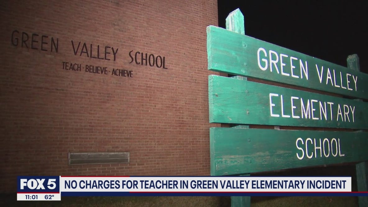 No charges for teacher in Green Valley Elementary incident